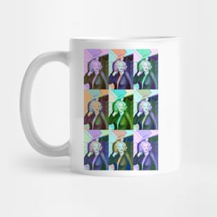 Marilyn Monroe as a color collage Mug